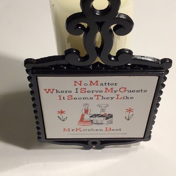 Vintage Cast Iron Kitchen Trivet - Picture 3 of 5